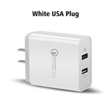 Ugreen USB Charger Universal Quick Charge 3.0 30W Fast Mobile Phone Charger(Quick Charge 2.0 Compatible) for Samsung Huawei LG