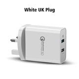 Ugreen USB Charger Universal Quick Charge 3.0 30W Fast Mobile Phone Charger(Quick Charge 2.0 Compatible) for Samsung Huawei LG
