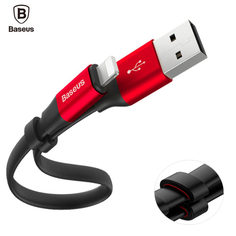 Baseus Portable USB Cable For iPhone 7 6 6s Plus 5 5s se 2A Fast Data Sync Charging Wire Cord For iPhone Charger Cable