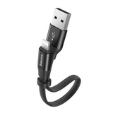 Baseus Portable USB Cable For iPhone 7 6 6s Plus 5 5s se 2A Fast Data Sync Charging Wire Cord For iPhone Charger Cable