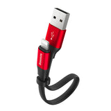 Baseus Portable USB Cable For iPhone 7 6 6s Plus 5 5s se 2A Fast Data Sync Charging Wire Cord For iPhone Charger Cable