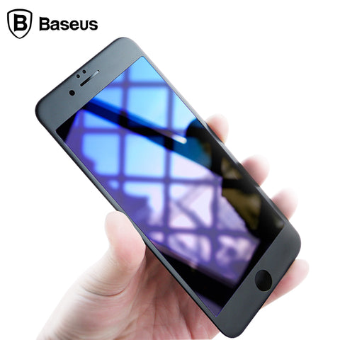 Baseus 3D Tempered Glass Screen Protector For iPhone 6 6S Frosted Soft PET Edge 0.23mm Protective Glass Film For iPhone 7 7 Plus