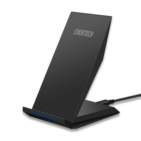 Qi Wireless Charger CHOETECH 10W 2 Coils Wireless Charger for Samsung Galaxy S8 Plus S7 S6 Note 5 Fast Wireless Charging Stand