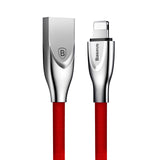 Baseus Zinc Alloy USB Cable For iPhone 8 7 6 6s Plus 5 5s se Mobile Phone Cable Fast Data Sync Charging For iPhone Charger Cable
