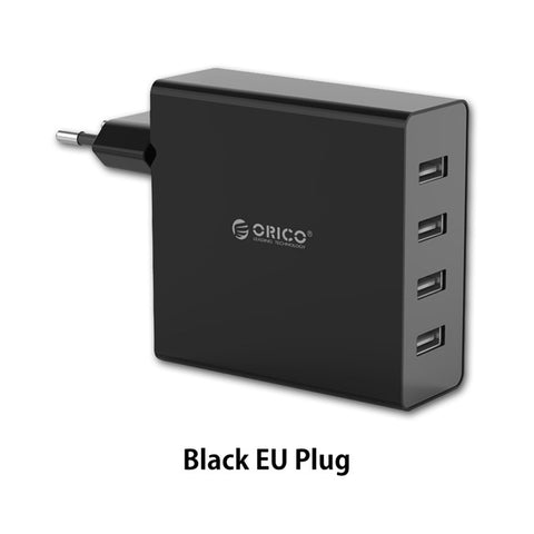 ORICO DCW-4U 4-Ports Wall USB Phone Charger 5V2.4A*4 6A30W Total Output Mobile Phone Travel Charger For Smartphone