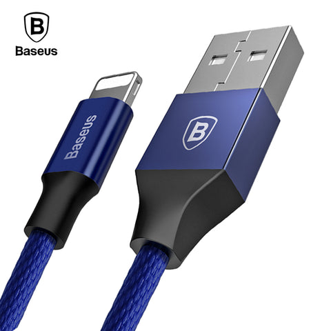 Baseus USB Cable For iPhone 8 7 Plus Fast Charging Cable Mobile Phone USB Data Cable For iPhone 5 6 6s 7 iPad USB Charger Cable