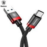Baseus USB 3.0 TYPE-C Cable For Samsung S8 Note 8 Fast Charging Cable For Huawei Xiaomi Mi5 Mi6 TYPE C Cable USB-C Charger Cable