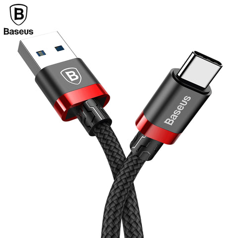 Baseus USB 3.0 TYPE-C Cable For Samsung S8 Note 8 Fast Charging Cable For Huawei Xiaomi Mi5 Mi6 TYPE C Cable USB-C Charger Cable