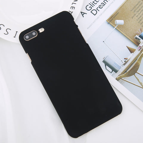 USLION Phone Case For iPhone 6 6s Plus Simple Wine Red Color Matte Cases Frosted Hard PC Cover For iPhone X 8 7 6S Plus 5 5s SE