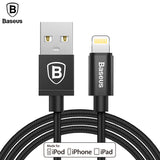 Baseus MFI Certified USB Cable For iPhone X 8 7 6 6S 5 SE USB Charger Cable For iPhone iPad Air Pro iPod Fast Charging Cable