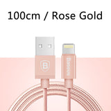 Baseus MFI Certified USB Cable For iPhone X 8 7 6 6S 5 SE USB Charger Cable For iPhone iPad Air Pro iPod Fast Charging Cable