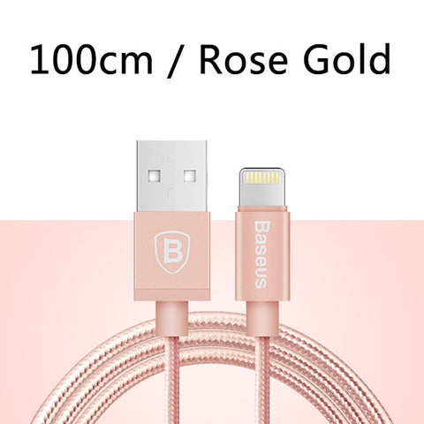 Baseus MFI Certified USB Cable For iPhone X 8 7 6 6S 5 SE USB Charger Cable For iPhone iPad Air Pro iPod Fast Charging Cable