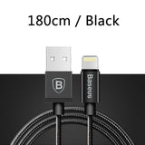 Baseus MFI Certified USB Cable For iPhone X 8 7 6 6S 5 SE USB Charger Cable For iPhone iPad Air Pro iPod Fast Charging Cable