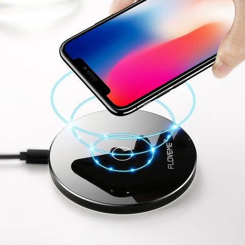 Wireless Charger 10W Fast Charging  Samsung S8 Plus S7 S6 For iPhone X 8 Plus