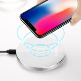 Wireless Charger 10W Fast Charging  Samsung S8 Plus S7 S6 For iPhone X 8 Plus