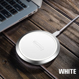 Torras Original Qi Wireless Charger for iPhone x 8 8plus Slim Fast 10W USB Wireless Charging for Samsung S8/S7 Edge Wireless Pad