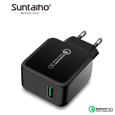 Suntaiho Qualcomm Quick Charge 3.0 USB Phone Charger Quick USB Charger Travel Wall Charger Adapter for iPhone/Samsung/Xiaomi
