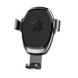 Metal Gravity Car Holder Wireless Charger for iPhone 8 X, ROCK 10W Alloy Qi Gravity Wireless Car Charger Holder for Samsung