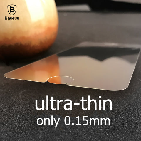 Baseus 9H 0.15mm Screen Protector For iPhone 7 6 6s plus Tempered Glass For iPhone 7 8 Plus Slim Toughened Glass protective Flim