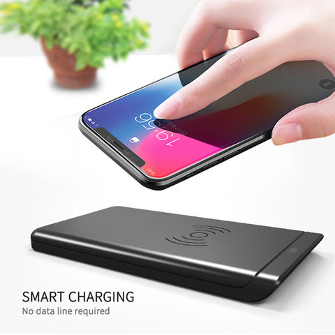 ican 10W Qi Wireless Charger For iPhone 8/X Fast Wireless Charging for Samsung S8/S8+/S7 Edge Nexus5 Lumia 820 USB Charger Pad