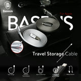 Baseus Foldable USB Cable For iPhone Fast Data Sync Charging Cable For iPhone X 8 7 6 6s Plus 5 5s se iPad Mobile Phone Cables