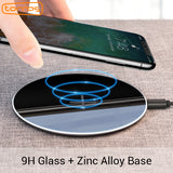Wireless Charger for iPhone x 8 8plus Slim Fast 10W USB Wireless
